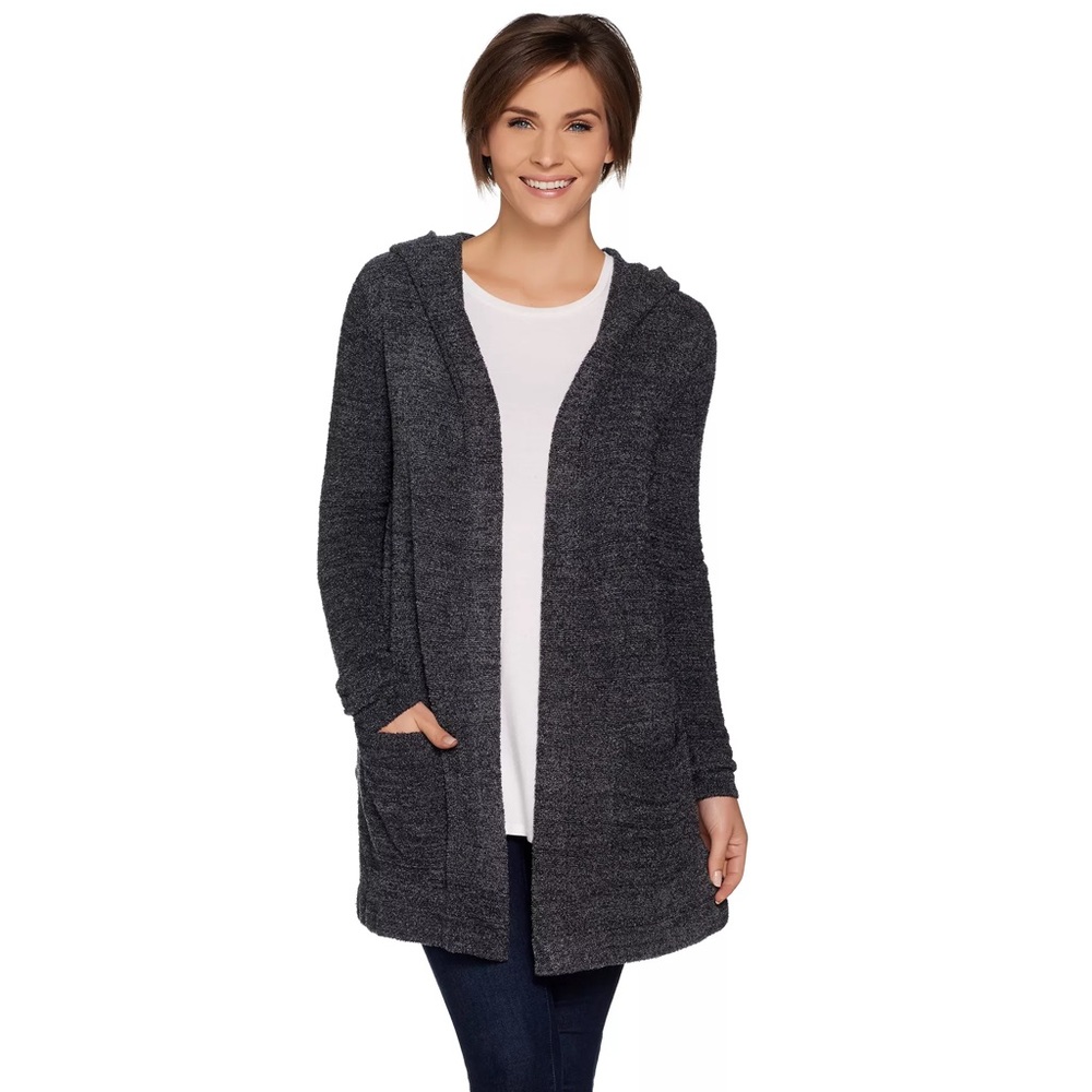 Barefoot Dreams Cozylite Resort Cardigan Gray Size Small